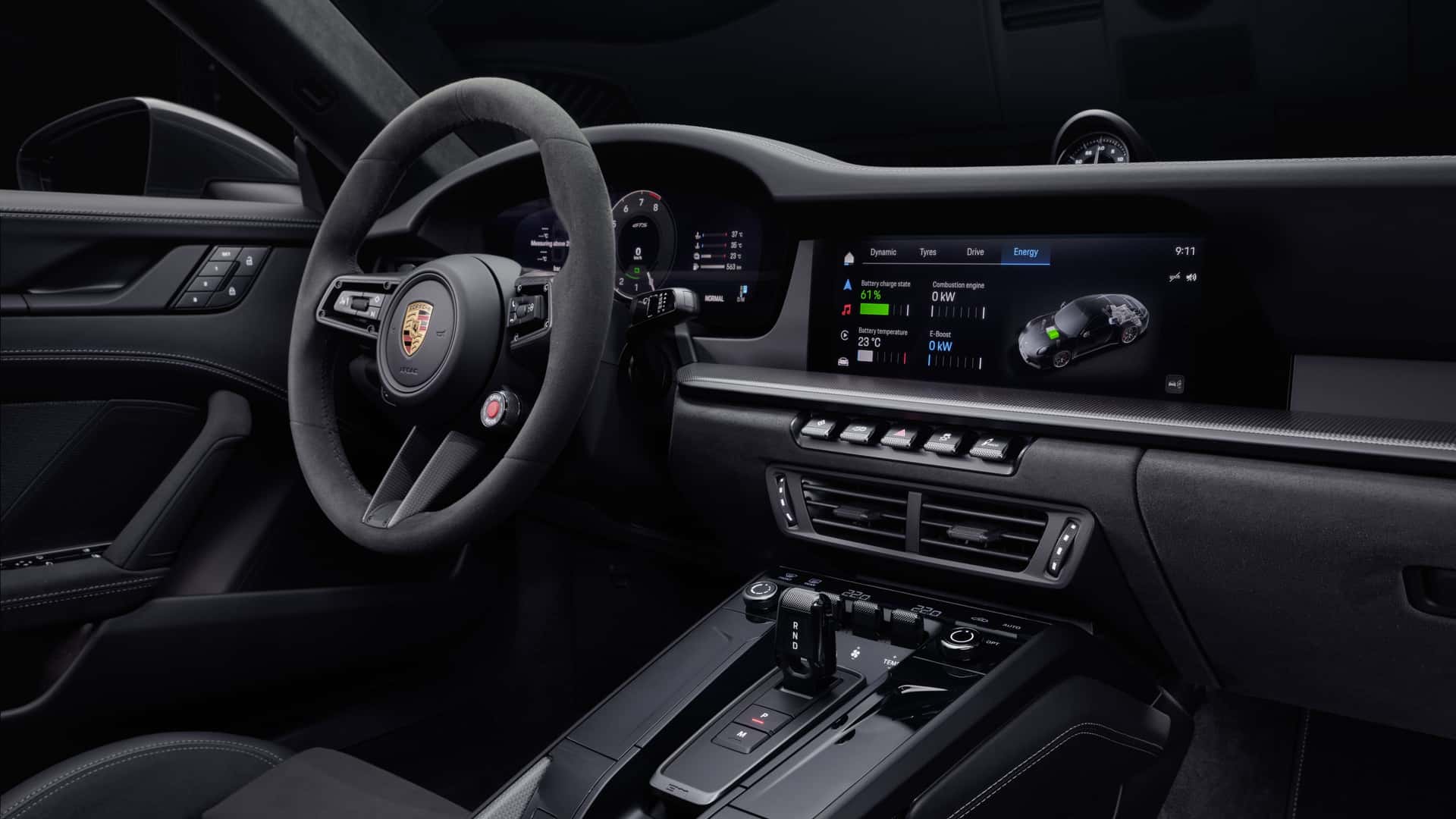بورش 911 كاريرا gts  من الداخل